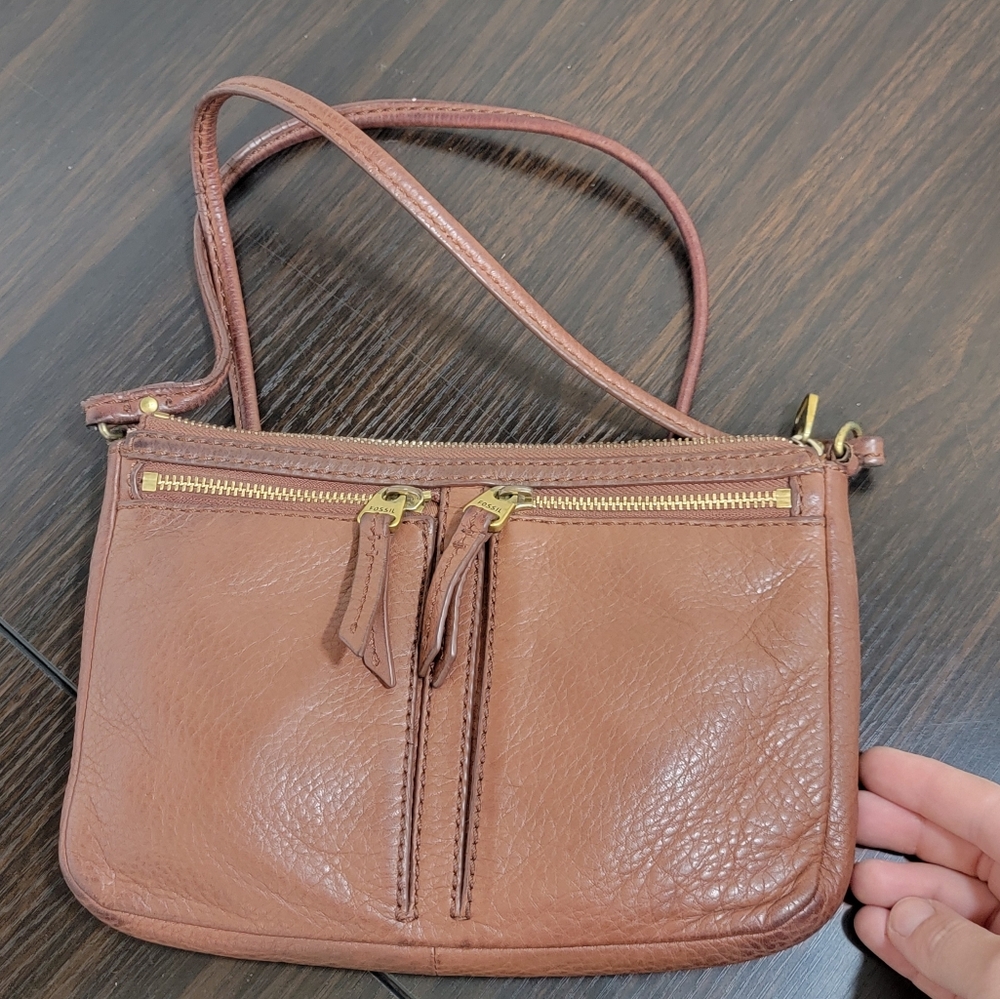 Fossil Crossbody Shoulder Bag Leather